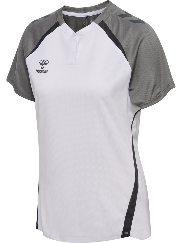 Hummel Hmllead 2.0 Polo Woman - white/steel gray