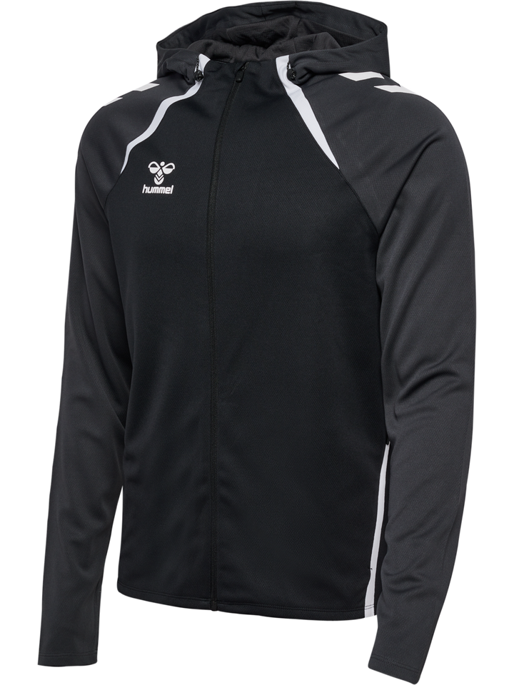 Hummel Hmllead 2.0 Zip Hoodie - black/asphalt