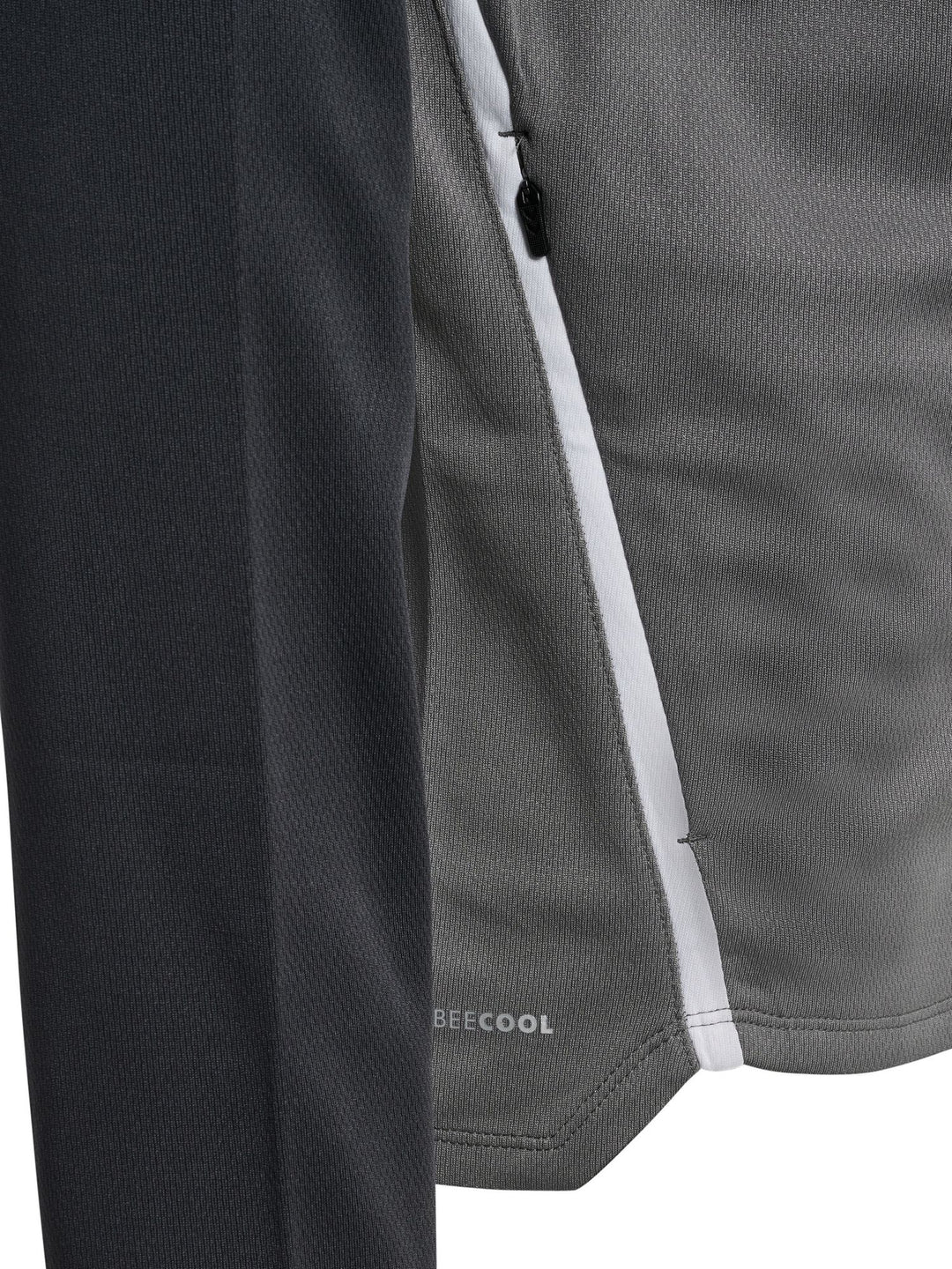 Hummel hmlLEAD 2.0 ZIP HOODIE - STEEL GRAY/ASPHALT