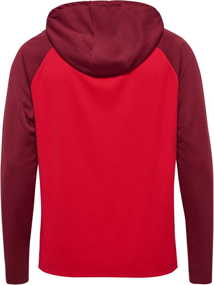 Hummel Hmllead 2.0 Zip Hoodie - true red/maroon