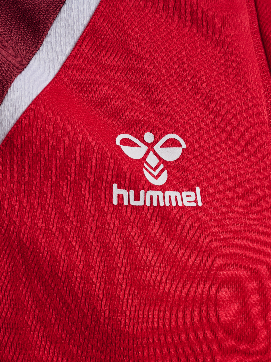 Hummel Hmllead 2.0 Zip Hoodie - true red/maroon