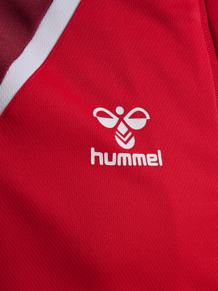 Hummel Hmllead 2.0 Zip Hoodie - true red/maroon
