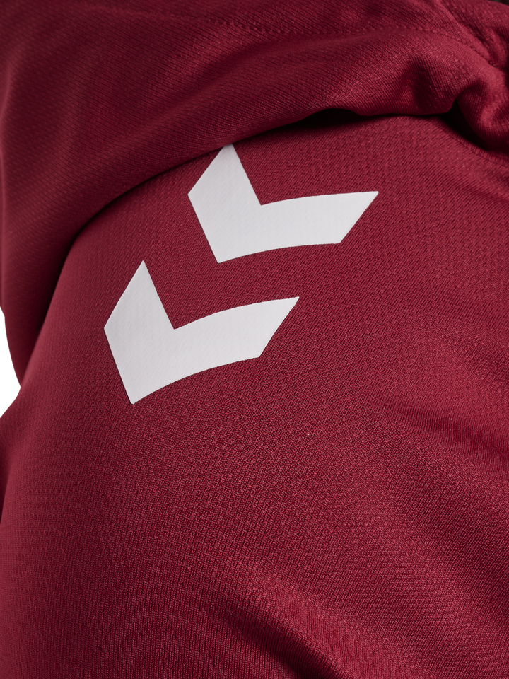 Hummel Hmllead 2.0 Zip Hoodie - true red/maroon