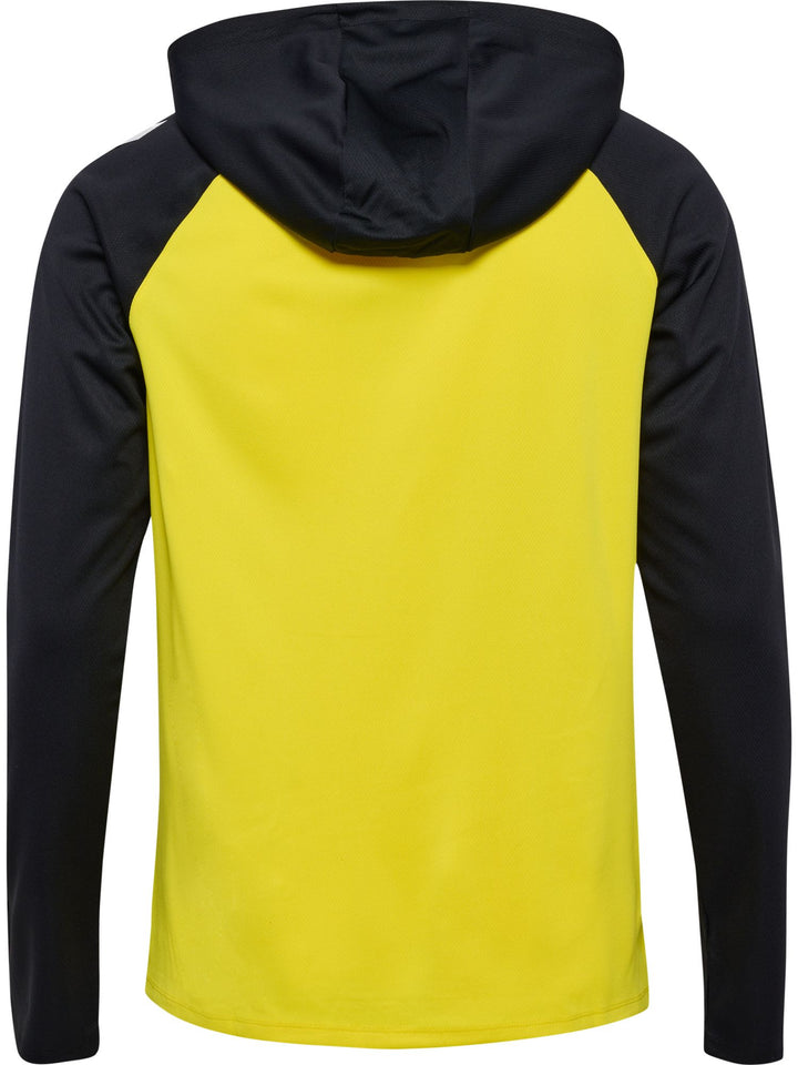 Hummel hmlLEAD 2.0 ZIP HOODIE - BLAZING YELLOW/BLACK