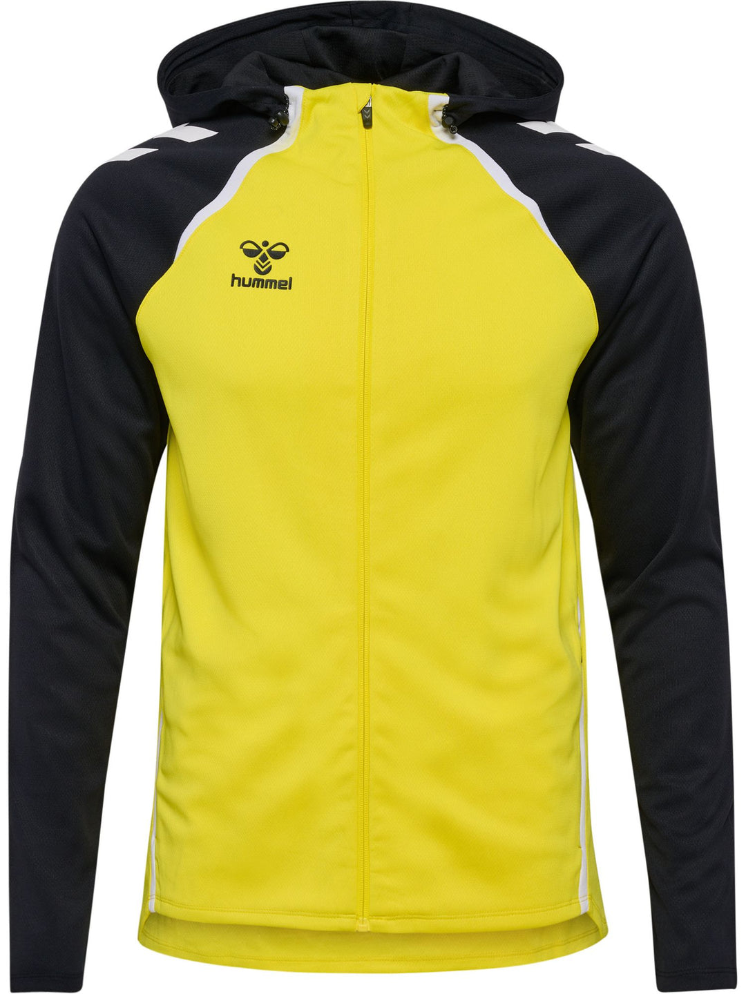 Hummel hmlLEAD 2.0 ZIP HOODIE - BLAZING YELLOW/BLACK
