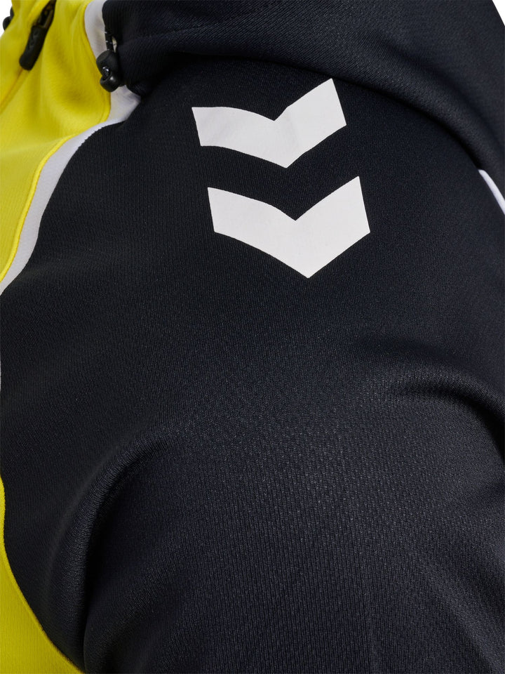 Hummel hmlLEAD 2.0 ZIP HOODIE - BLAZING YELLOW/BLACK