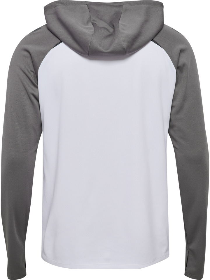 Hummel Hmllead 2.0 Zip Hoodie - white/steel gray