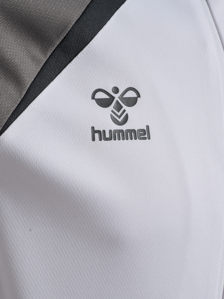 Hummel Hmllead 2.0 Zip Hoodie - white/steel gray