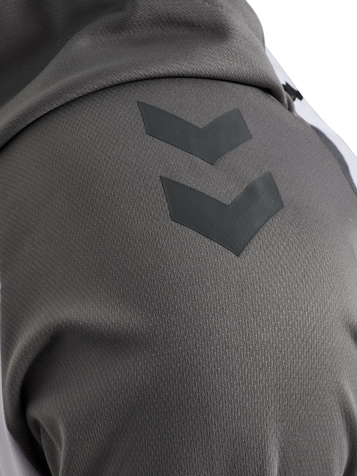 Hummel Hmllead 2.0 Zip Hoodie - white/steel gray