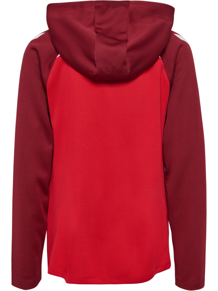 Hummel Hmllead 2.0 Zip Hoodie Kids - true red/maroon