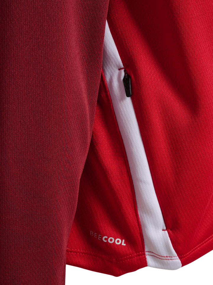 Hummel Hmllead 2.0 Zip Hoodie Kids - true red/maroon