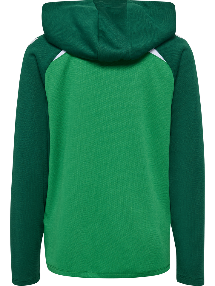 Hummel Hmllead 2.0 Zip Hoodie Kids - jelly bean/evergreen