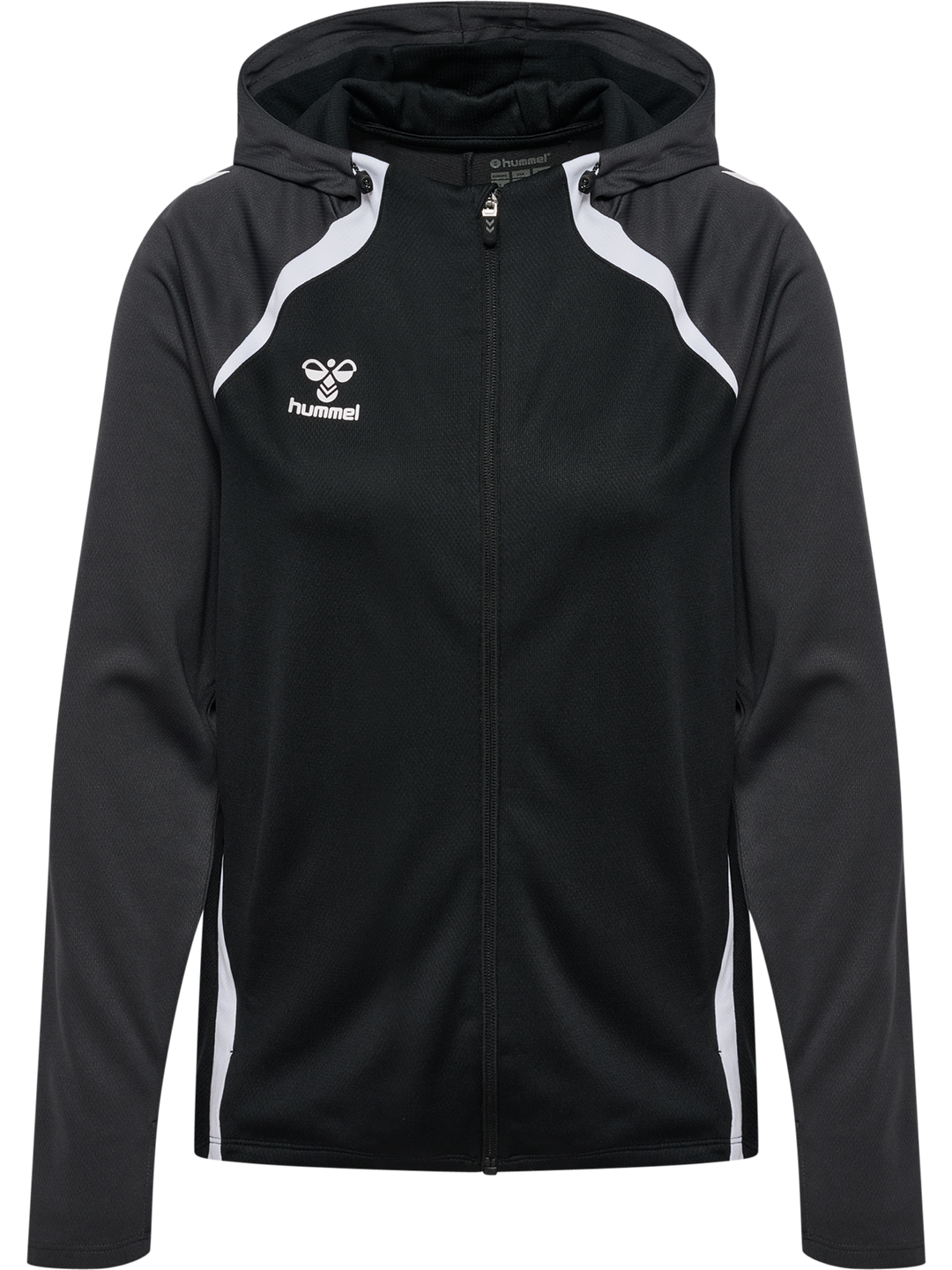 Hummel Hmllead 2.0 Zip Hoodie Woman - black/asphalt