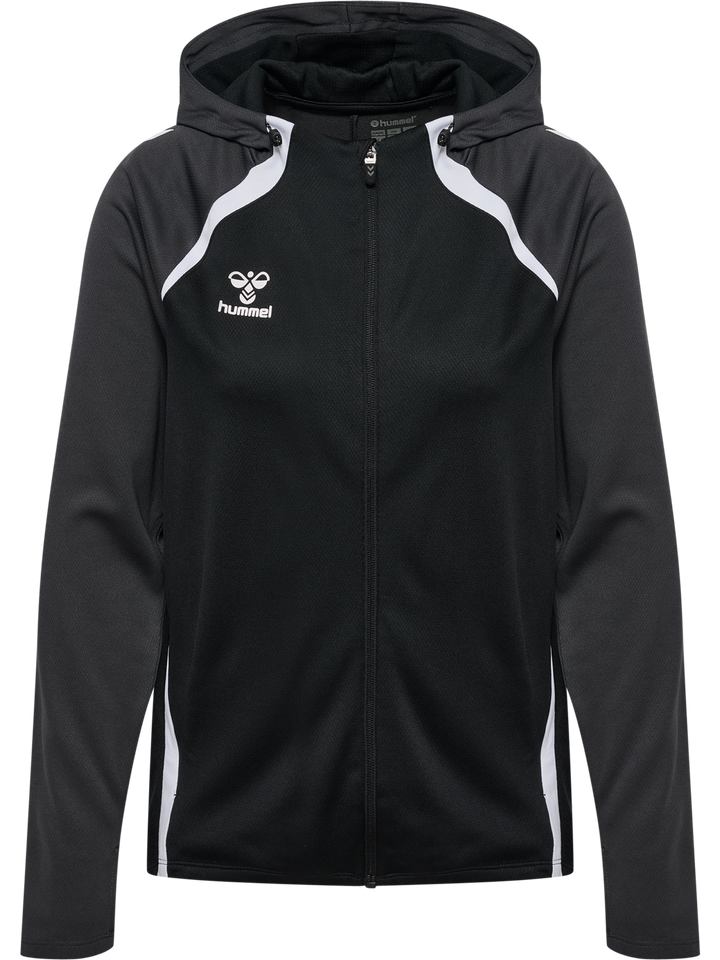 Hummel Hmllead 2.0 Zip Hoodie Woman - black/asphalt