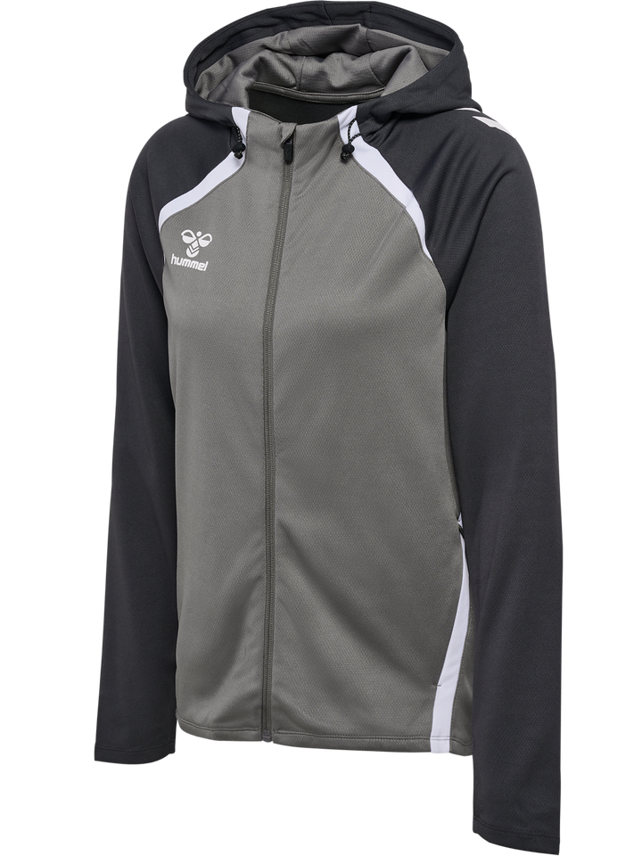 Hummel Hmllead 2.0 Zip Hoodie Woman - steel gray/asphalt