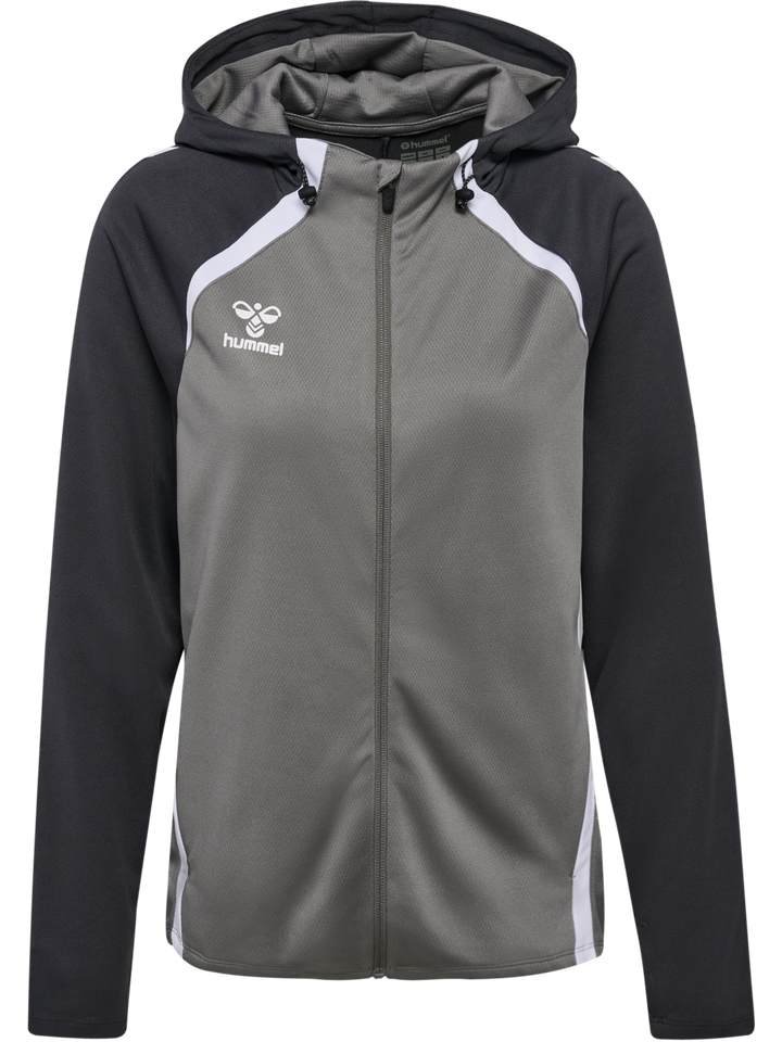 Hummel Hmllead 2.0 Zip Hoodie Woman - steel gray/asphalt