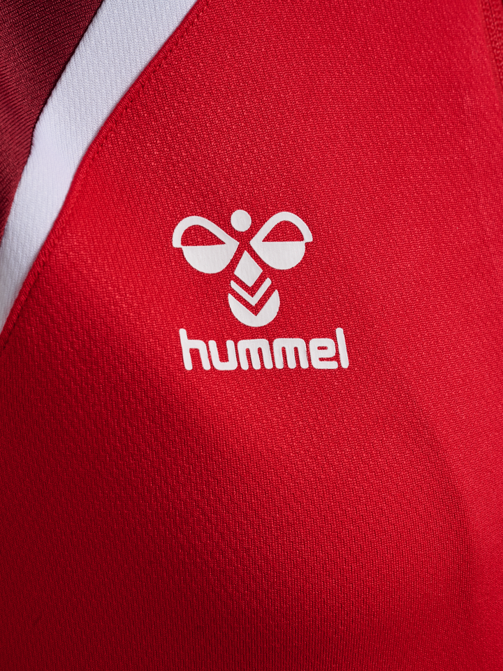 Hummel Hmllead 2.0 Zip Hoodie Woman - true red/maroon