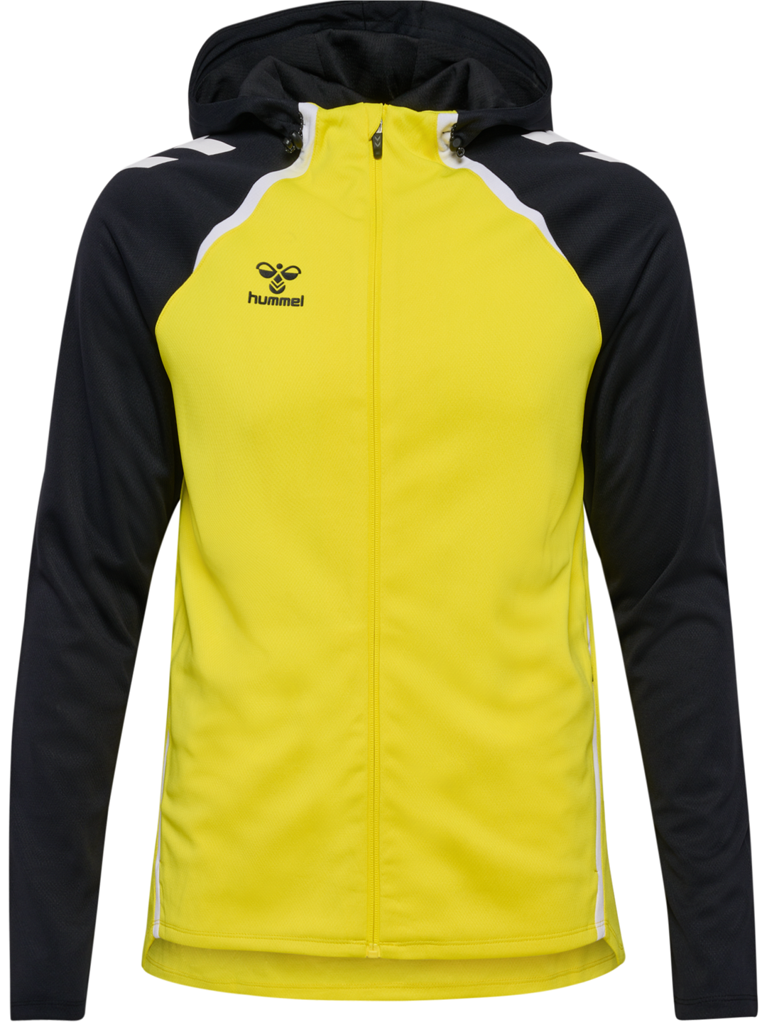 Hummel hmlLEAD 2.0 ZIP HOODIE WOMAN - BLAZING YELLOW/BLACK
