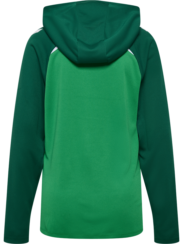 Hummel Hmllead 2.0 Zip Hoodie Woman - jelly bean/evergreen