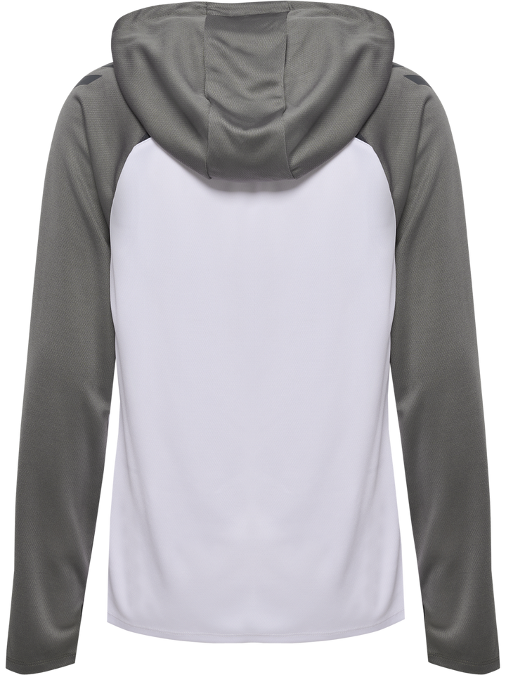 Hummel Hmllead 2.0 Zip Hoodie Woman - white/steel gray
