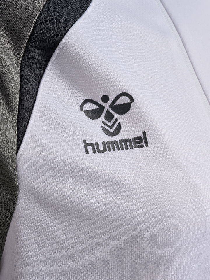 Hummel Hmllead 2.0 Zip Hoodie Woman - white/steel gray