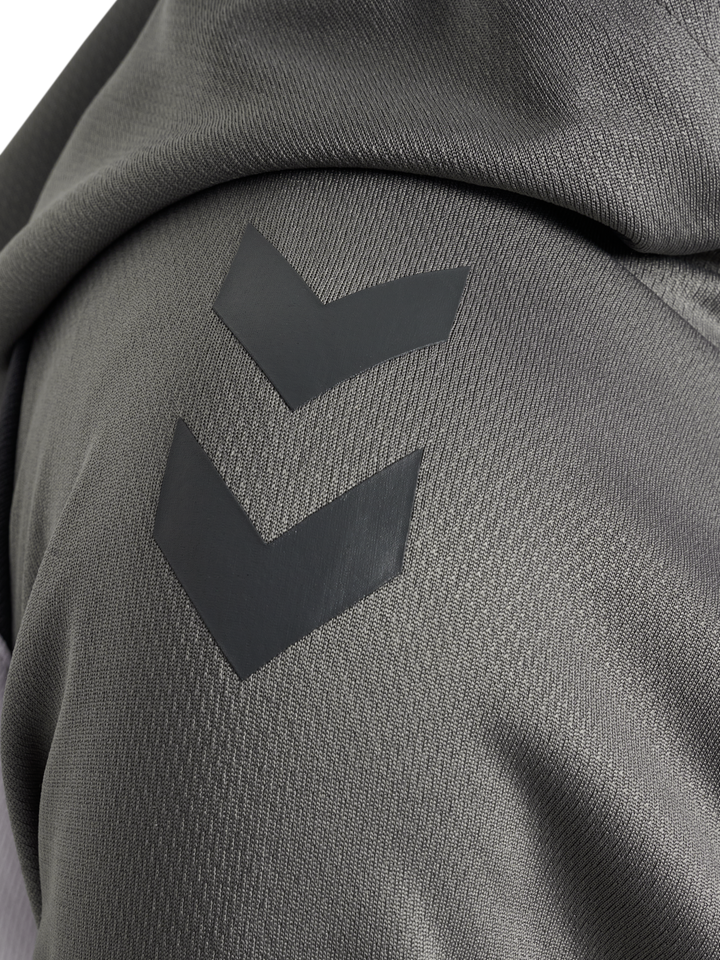 Hummel Hmllead 2.0 Zip Hoodie Woman - white/steel gray