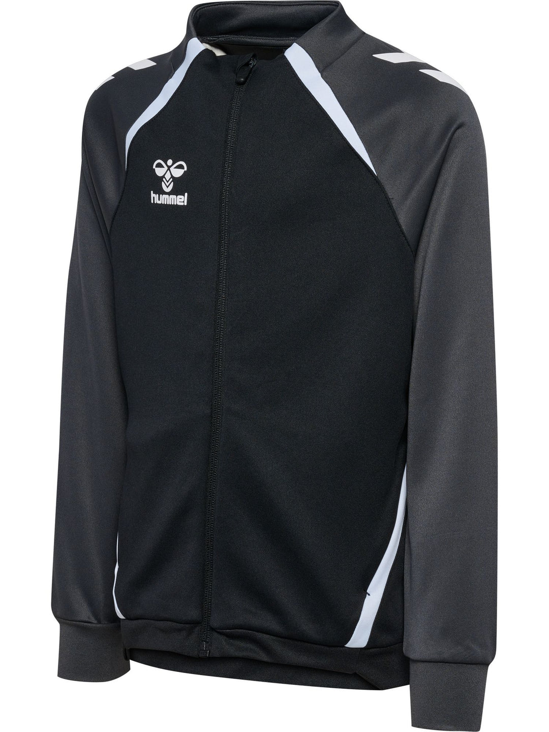 Hummel hmlLEAD 2.0 TRACK ZIP JACKET KIDS - BLACK/ASPHALT
