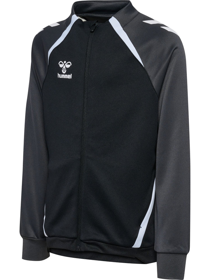 Hummel hmlLEAD 2.0 TRACK ZIP JACKET KIDS - BLACK/ASPHALT