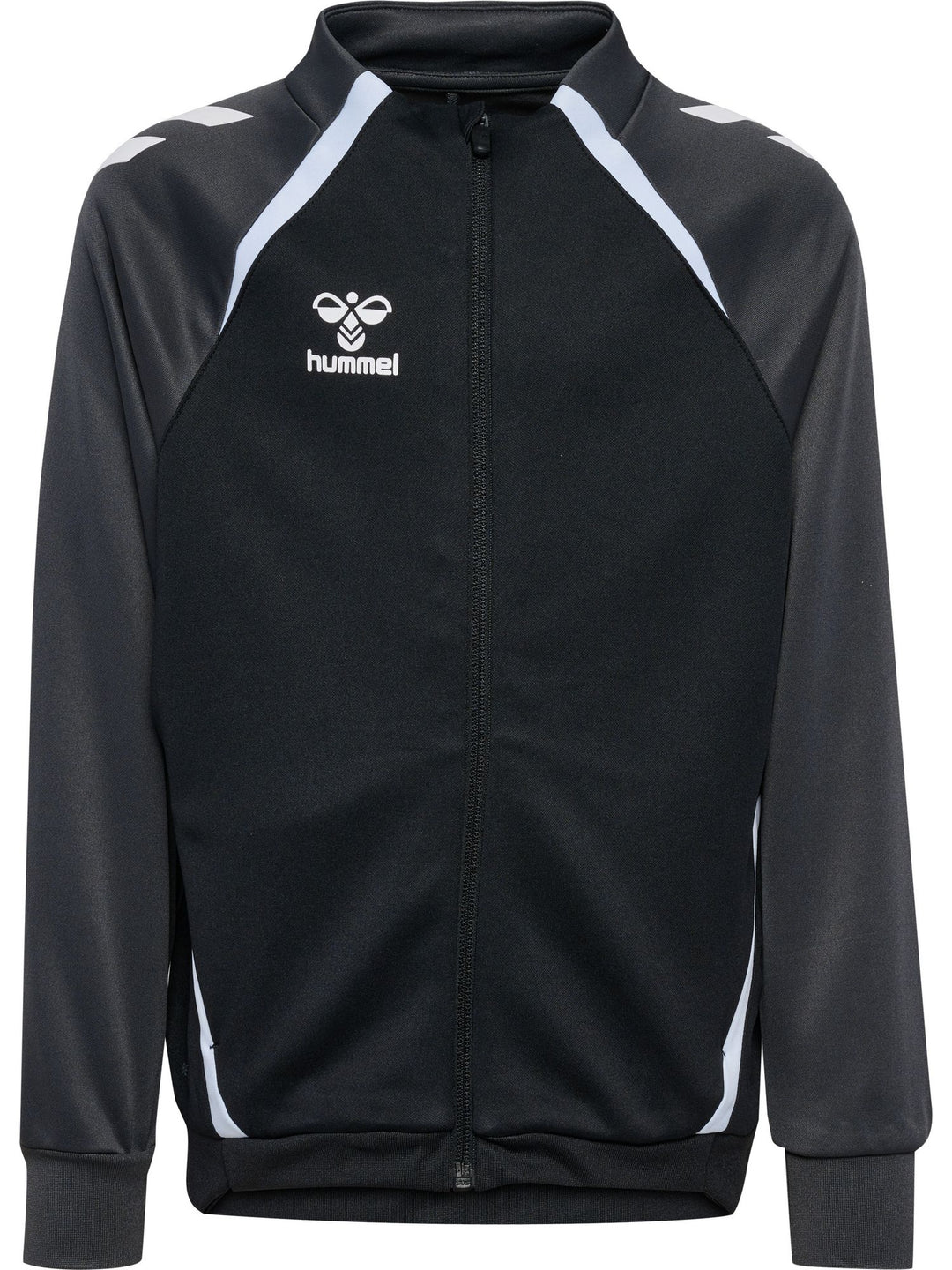 Hummel hmlLEAD 2.0 TRACK ZIP JACKET KIDS - BLACK/ASPHALT