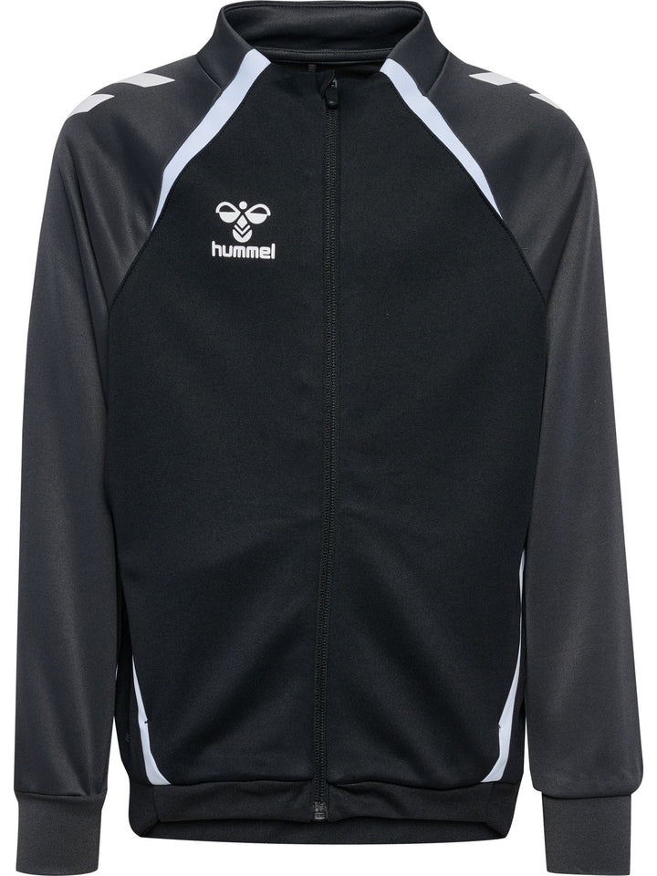 Hummel hmlLEAD 2.0 TRACK ZIP JACKET KIDS - BLACK/ASPHALT