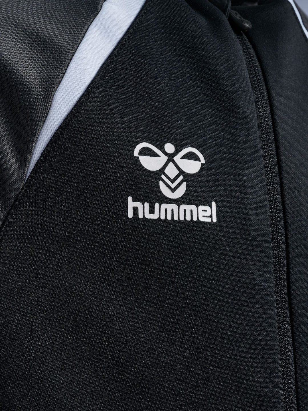 Hummel hmlLEAD 2.0 TRACK ZIP JACKET KIDS - BLACK/ASPHALT