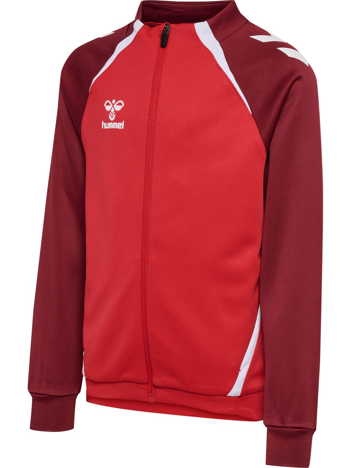 Hummel hmlLEAD 2.0 TRACK ZIP JACKET KIDS - TRUE RED/MAROON