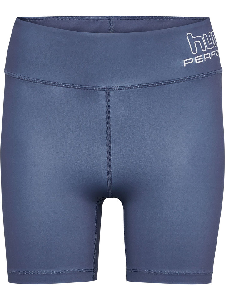 Hummel Hmlte Fundamental Mw Tight Shorts - blue indigo