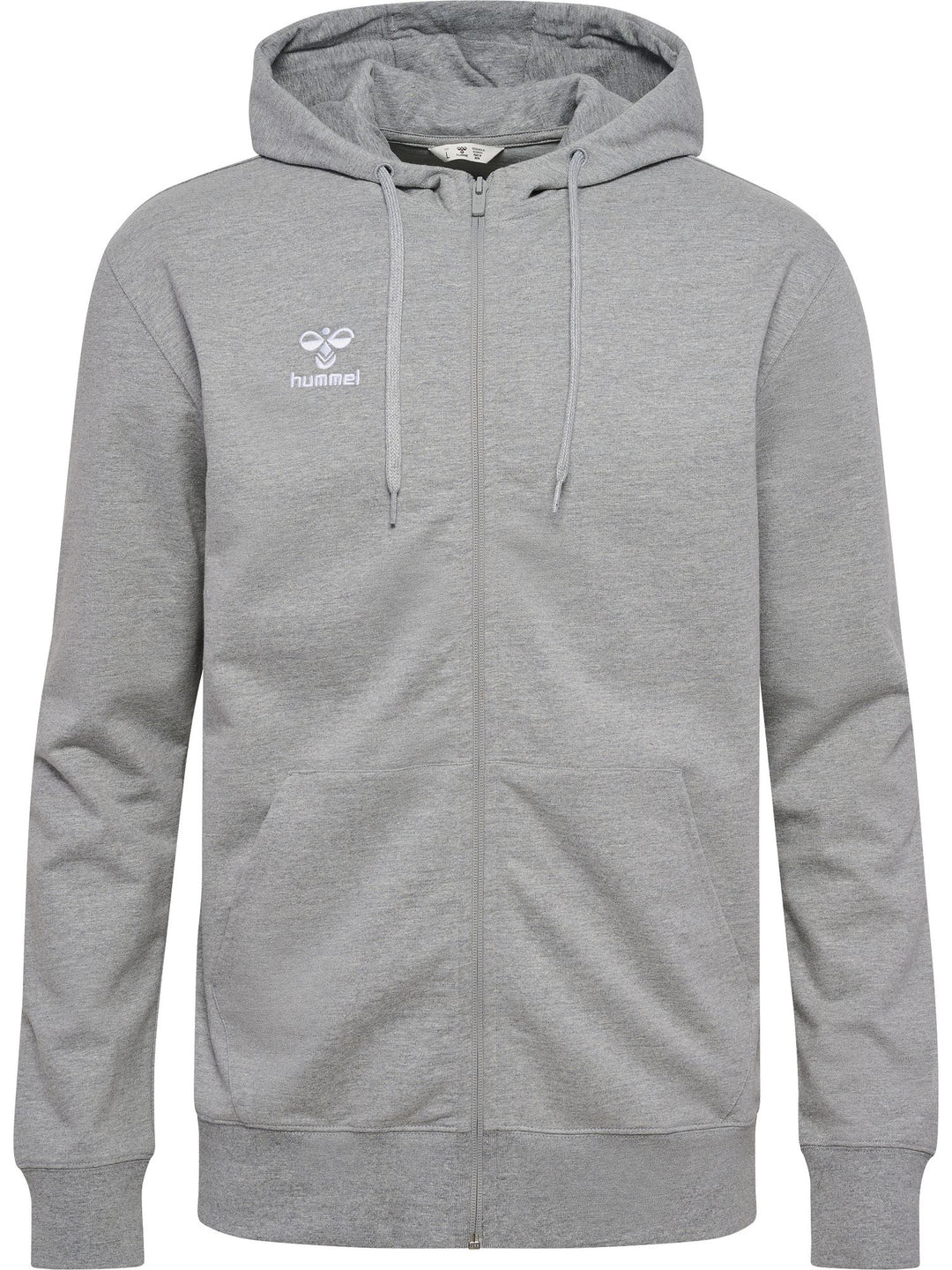 Hummel hmlGO 2.0 ZIP HOODIE - grey melange