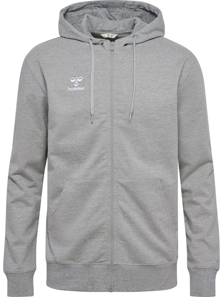 Hummel hmlGO 2.0 ZIP HOODIE - grey melange