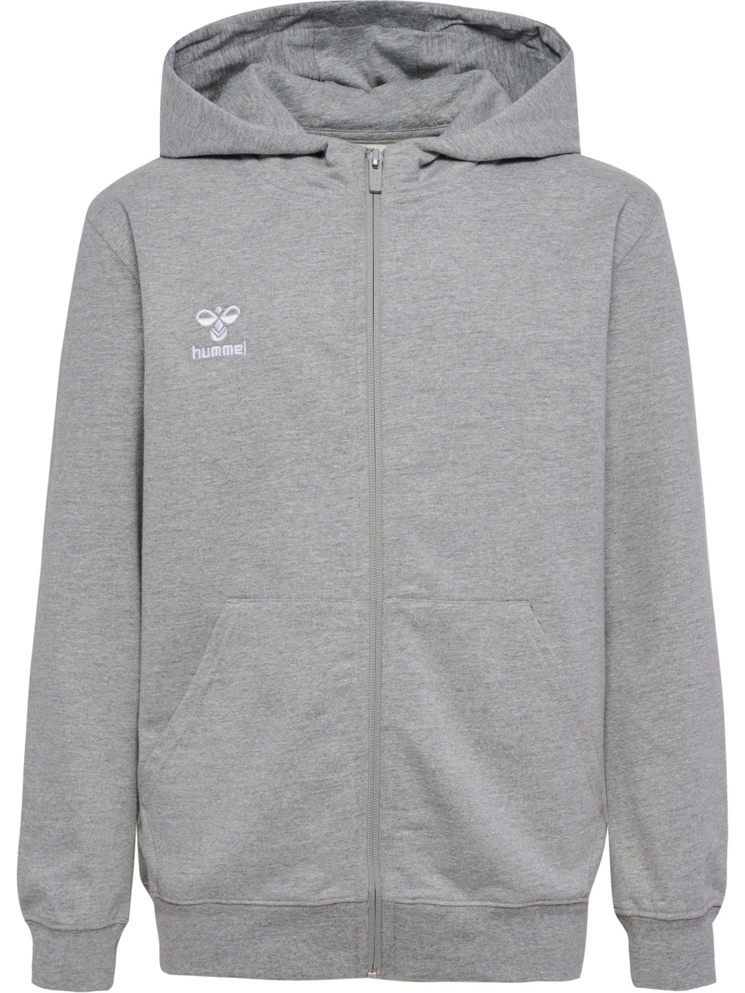 Hummel hmlGO 2.0 ZIP HOODIE KIDS - grey melange