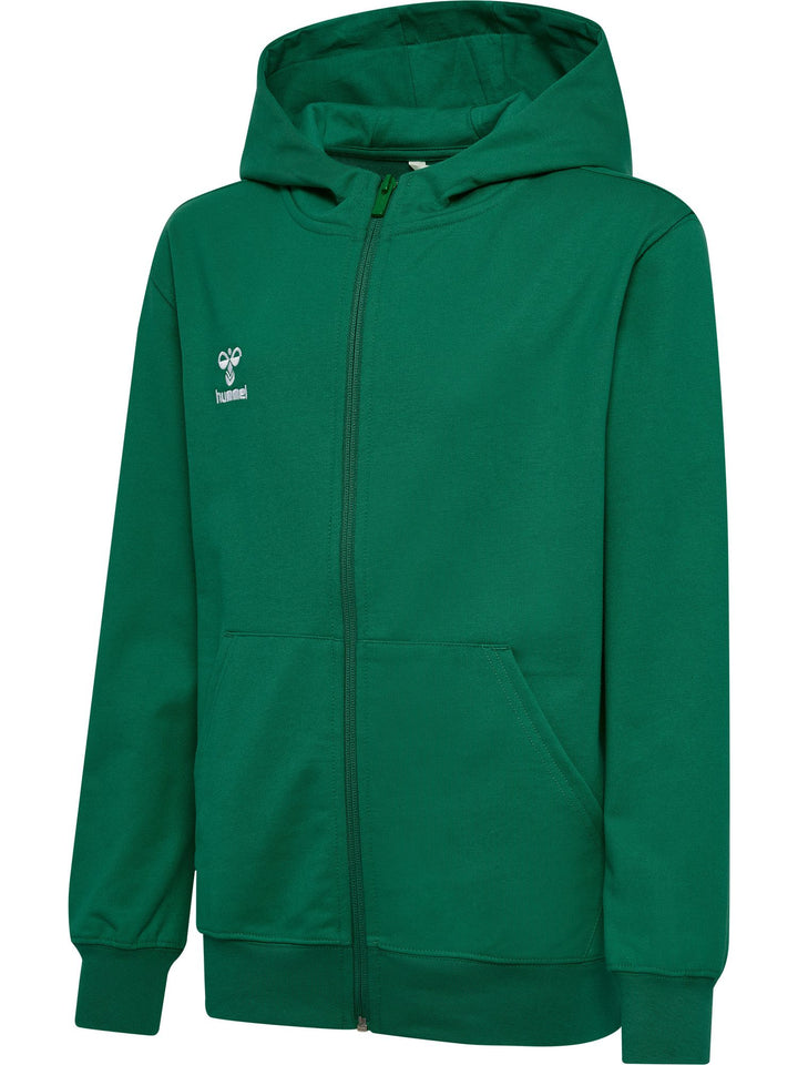 Hummel hmlGO 2.0 ZIP HOODIE KIDS - evergreen