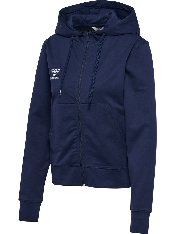 Hummel hmlGO 2.0 ZIP HOODIE WOMAN - marine