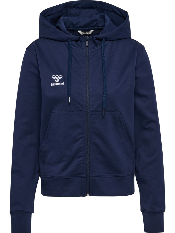 Hummel hmlGO 2.0 ZIP HOODIE WOMAN - marine