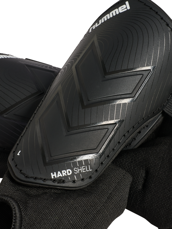 Hummel Hmlshin Guards Hard Shell - black/black/white