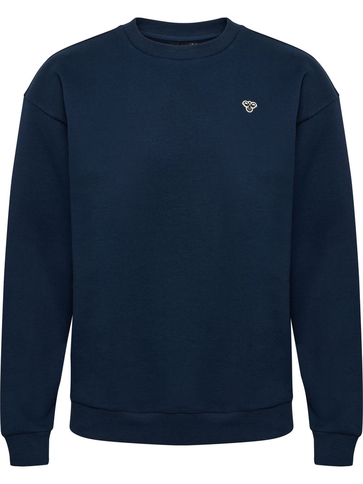 Hummel hmlLOOSE CREWNECK BEE - dress blues