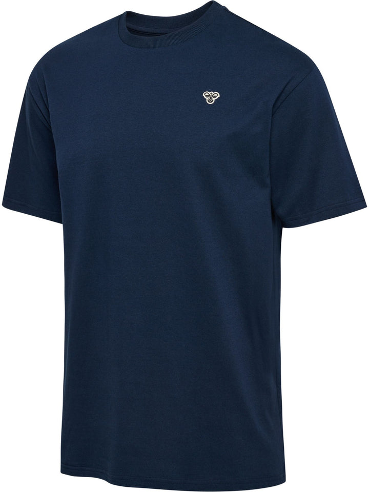Hummel hmlLOOSE T-SHIRT BEE S/S - dress blues
