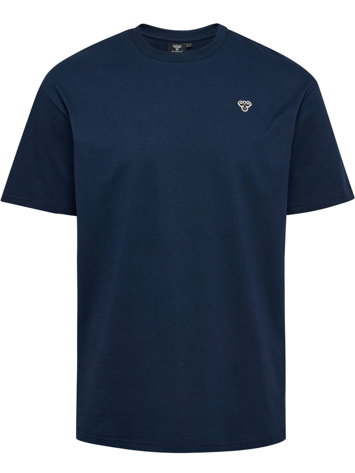 Hummel hmlLOOSE T-SHIRT BEE S/S - dress blues
