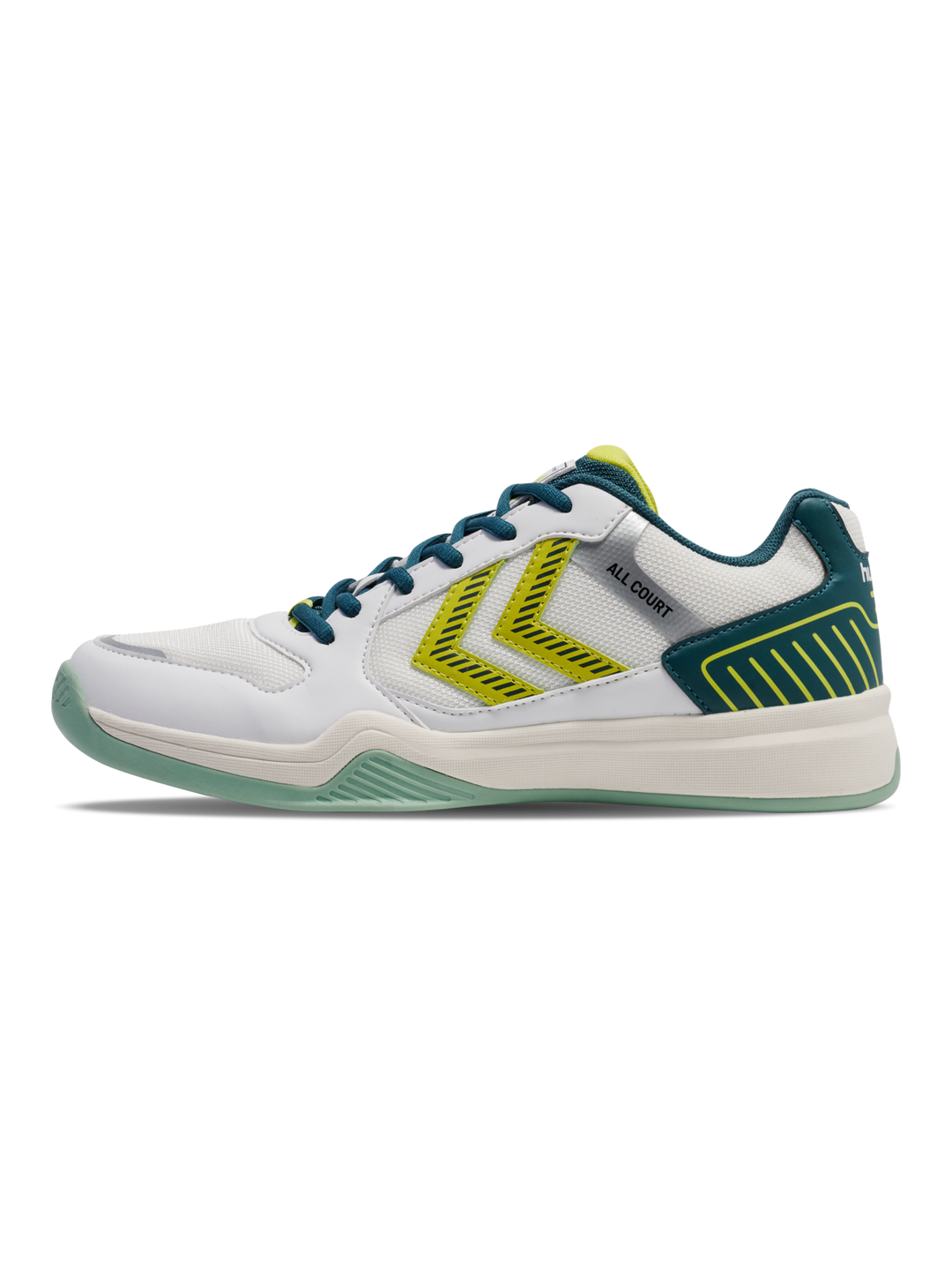 Hummel All Court - white/green/yellow