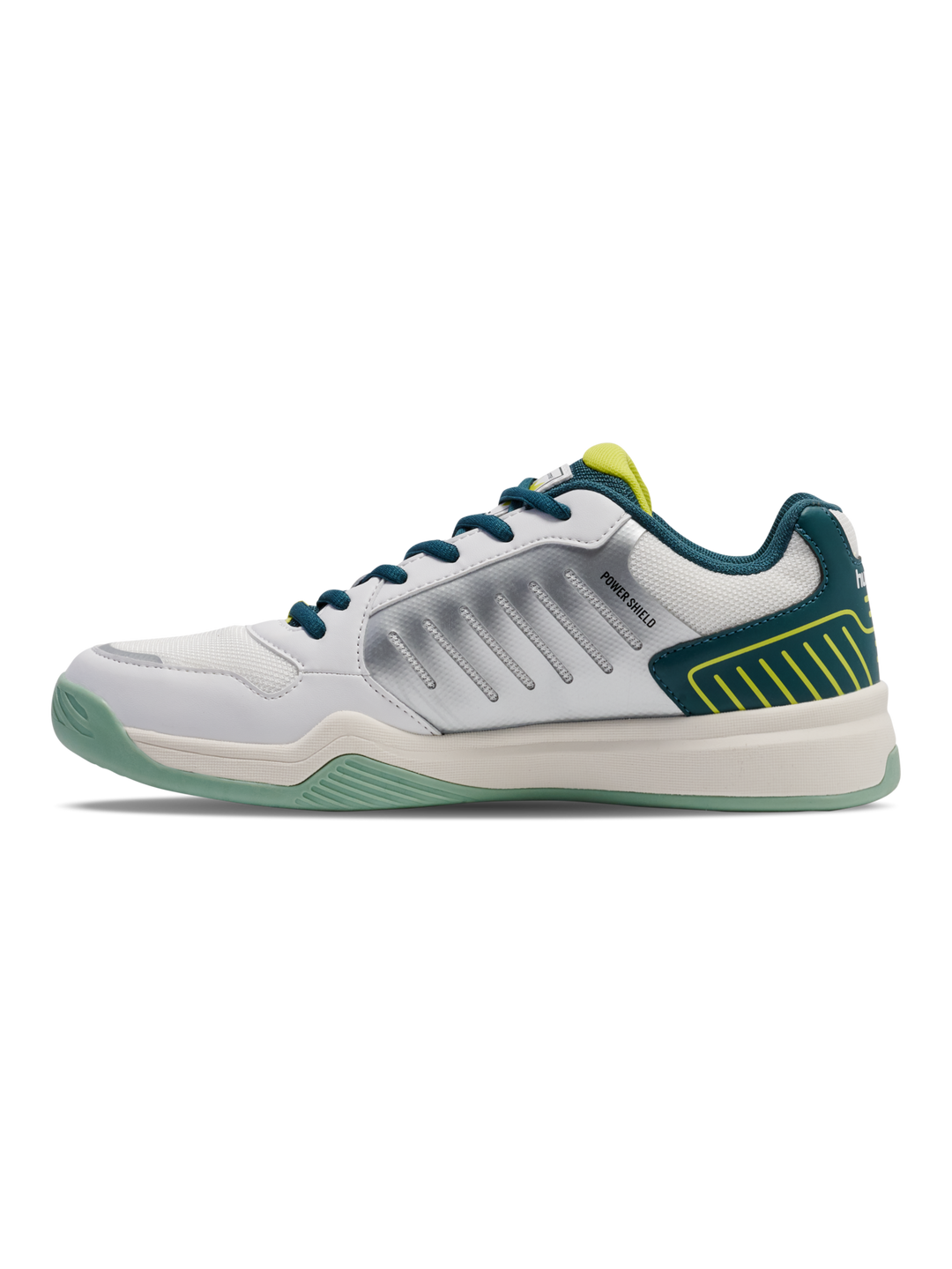Hummel All Court - white/green/yellow