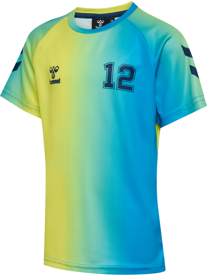 Hummel Hmlshimmer Set - dress blues/limeade