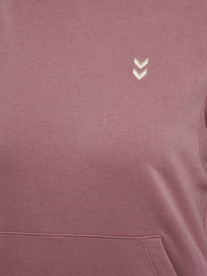 Hummel Hmlpulse w sweat hoodie - wistful mauve