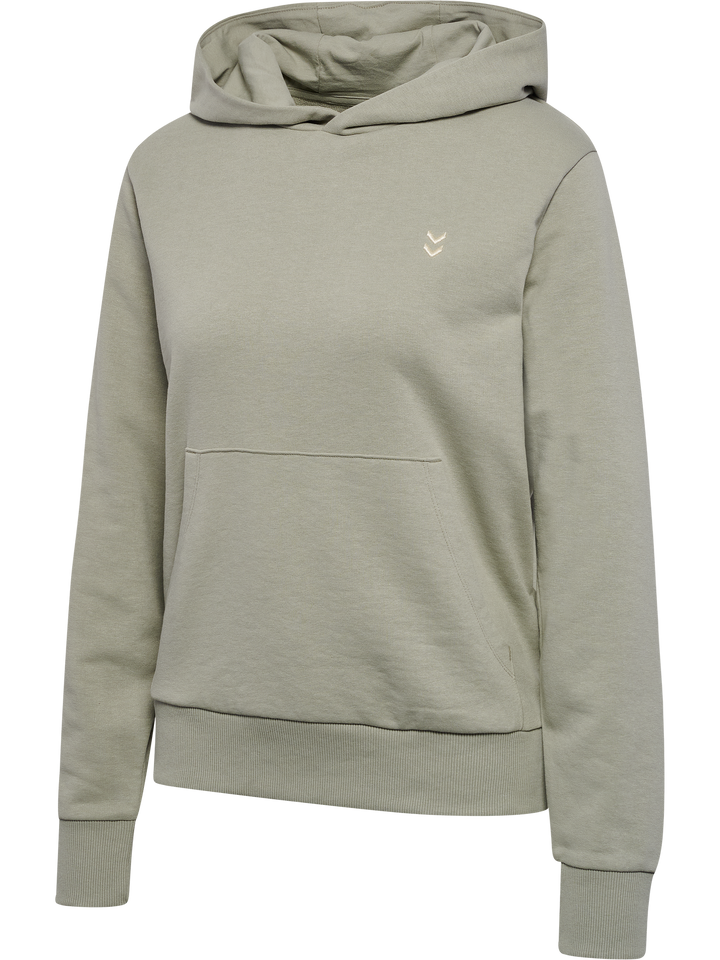 Hummel Hmlpulse w sweat hoodie - seagrass