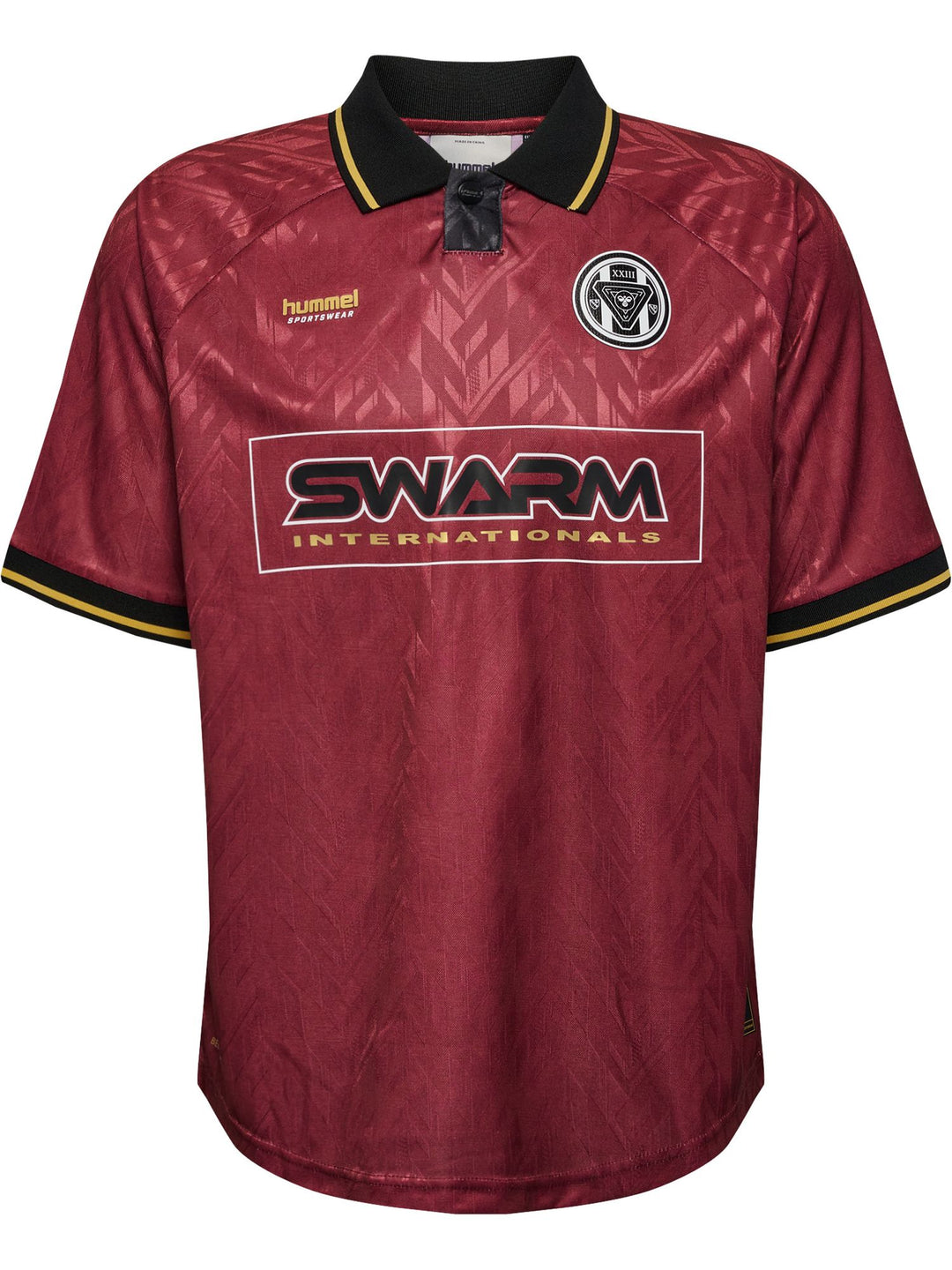 Hummel Hmlloose Bay Soccer Jersey S/S - syrah