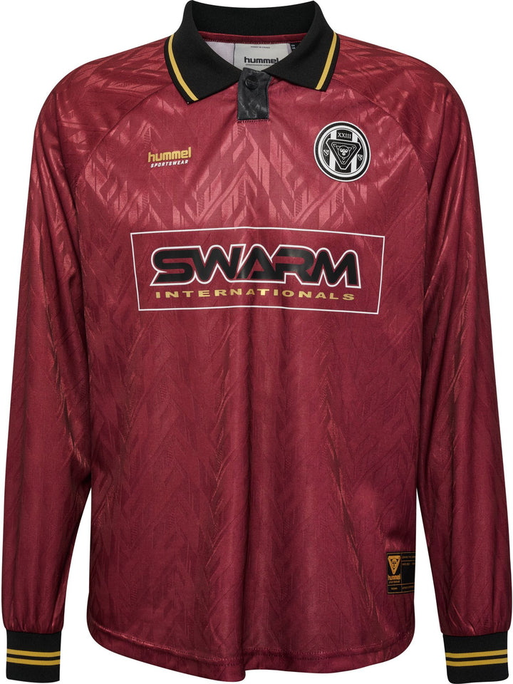 Hummel Hmlloose Bay Soccer Jersey L/S - syrah